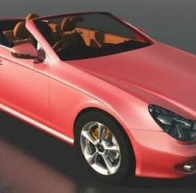 Mercedes Benz Cls Convertible Car 3d model