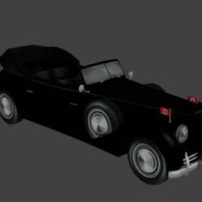 Voiture de limousine noire Mercedes Benz modèle 3D