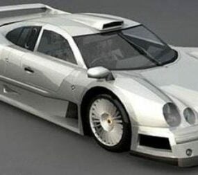 Model samochodu sportowego Mercedes Clk Gtr 3D