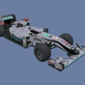 Mercedes F1 Petronas bil 3d-modell