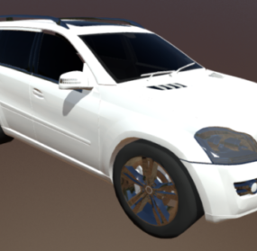 मर्सिडीज जीएलके सेडान कार 3डी मॉडल