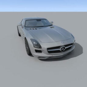 3d модель автомобіля Mercedes Sls Amg