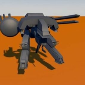Hunter Mech Futuristic Robot 3d model