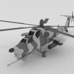 Mi28 Havoc Helicopter 3d model