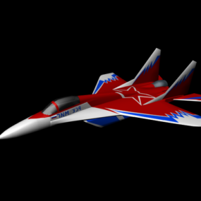 Mig29 Aircraft Russian Weapon 3d model