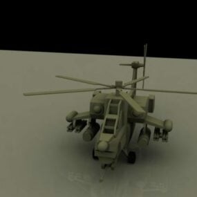 Military Mi28 Helicopter 3d model