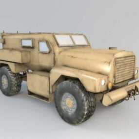 3d модель військової вантажівки Хамві