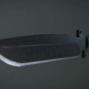 Military Attack Knife Weapon 3d model