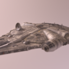 Desain Spaceship Milenium Falcon