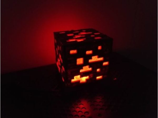 Minecraft Glowing Redstone Printable