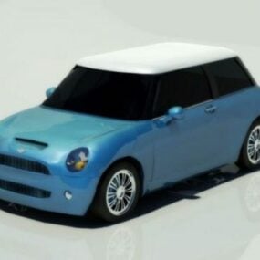 تصميم سيارة ميني كوبر إس نموذج ثلاثي الأبعاد