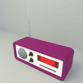 迷你收音机小工具3d模型