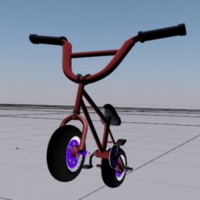 迷你摇臂自行车3d模型