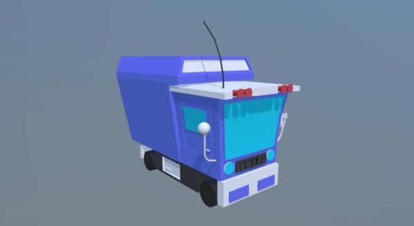 Cartoon Mini Truck Vehicle