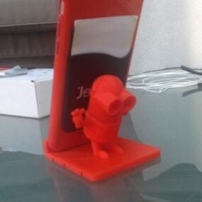 Minion Phone Holder Printable 3d model