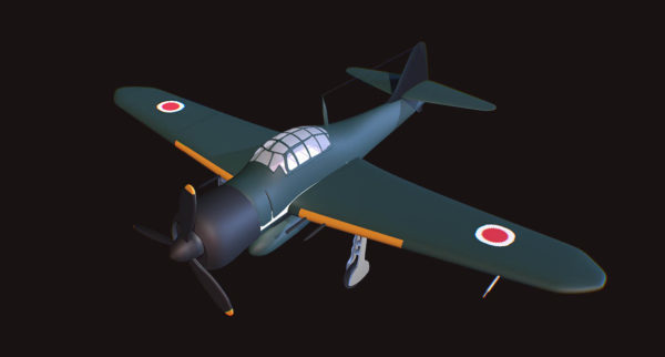 Military Aircraft Mitsubishi A6m