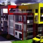 Modern Colorful Apartment Blocks