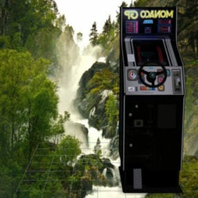 Monaco Gp Arcade Machine 3d model