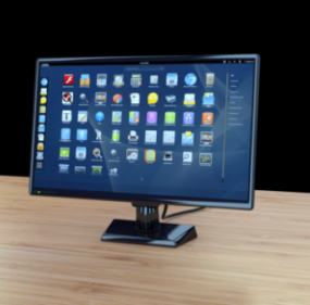 Electric Pc Monitor 3d model