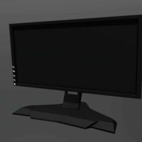 Grundlegendes PC-Monitor-3D-Modell