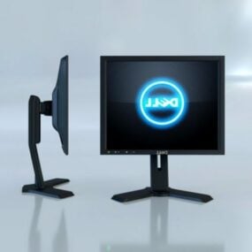 Pc-monitor Dell P190st 3D-model