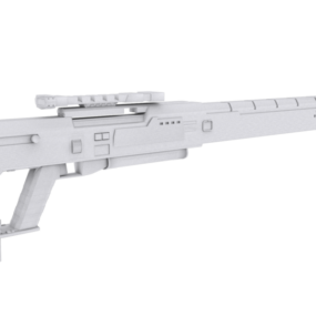 Sr4 Weapon Gun 3d model