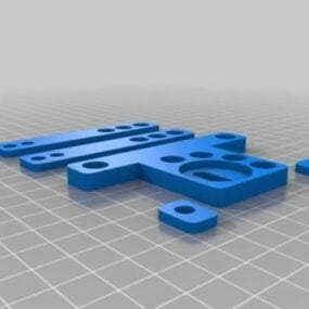 Printable Pc Mounting Plates 3d model