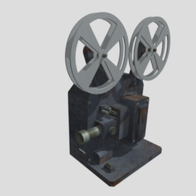 3D-Modell der Vintage-Kamera des alten Jahrhunderts