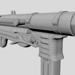 Mp40 Gun Weapon 3d model