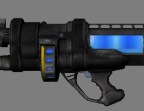 Mr Freeze Gun Weapon 3d model