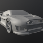 Car Mustang Mid Engine