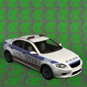 Us Nypd Police Car Ford Mondeo 3d model