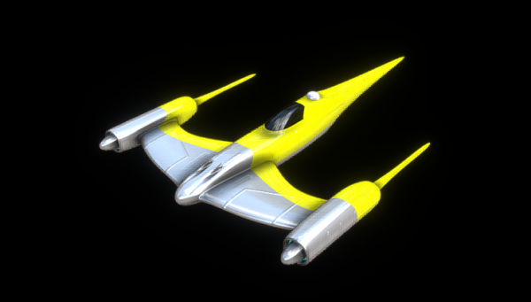 Spaceship Naboo Starfighter