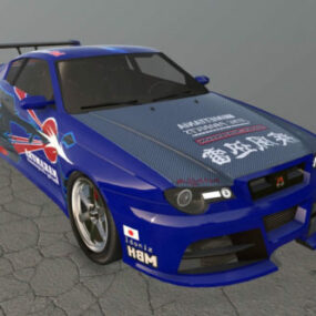 Nakamura GT Araba 3D modeli
