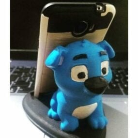 Printable Niko Dog Phone Stand 3d model