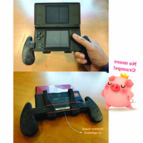 Afdrukbaar Nintendo Ds Nds Lite Grip 3D-model