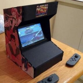 Printable Nintendo Switch Arcade Cabinet 3d model