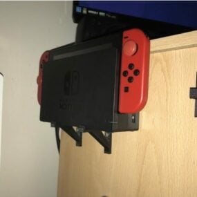 Printable Nintendo Switch Desk Mount 3d model