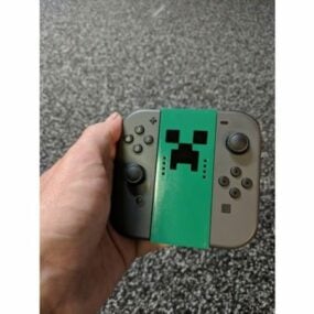โมเดล 3 มิติของ Nintendo Switch Basic Grip ที่พิมพ์ได้