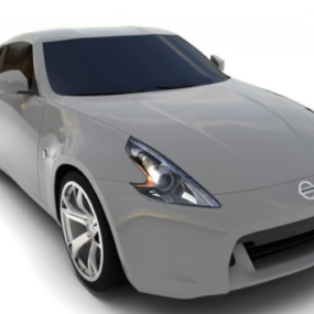 Model 3D samochodu sedan Nissan Design