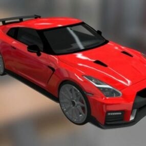 Nissan Gt-r Spor Araba 3D modeli