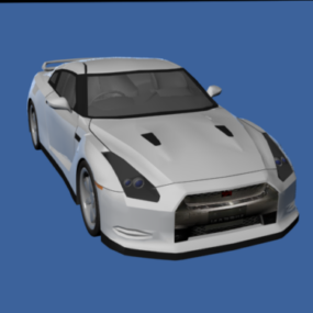 Model samochodu Nissan Gtr Sedan 3D