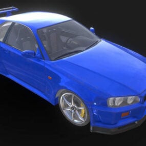 Voiture Nissan Skyline modèle 3D