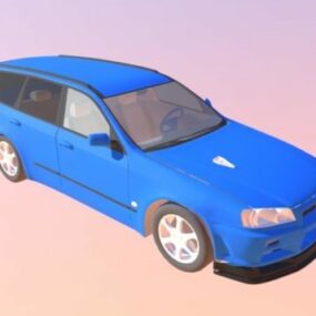 Voiture familiale Nissan Skyline modèle 3D