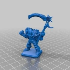 Character Nurgle Chaos Warrior 3d model