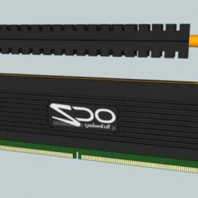 Ocz Reaper Ram para PC Modelo 3d