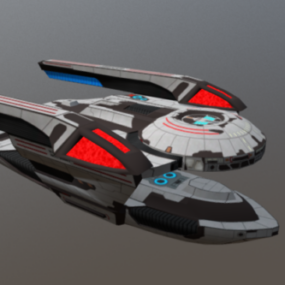 Oberth Sci-fi Spaceship 3d model