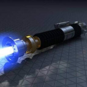 デュアルライトセーバー武器3Dモデル