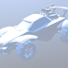 Diseño de coche de octano modelo 3d
