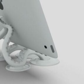 Octopus Tablet Phone Teline Tulostettava 3D-malli